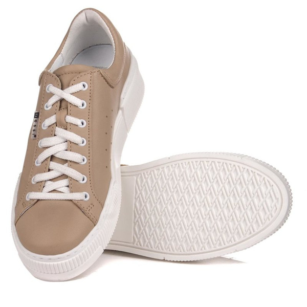 Półbuty Sneakersy Nessi 22166 beż 122 