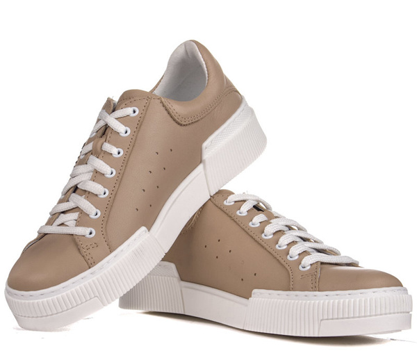 Półbuty Sneakersy Nessi 22166 beż 122 
