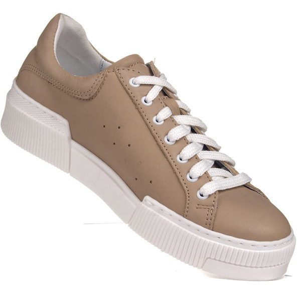 Półbuty Sneakersy Nessi 22166 beż 122 