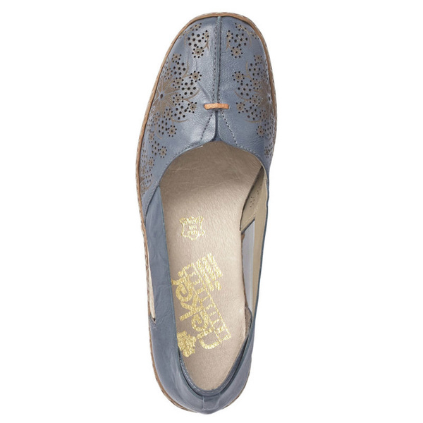Półbuty damskie Rieker 41396-12 blue 
