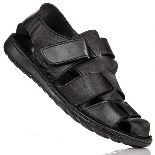Sandały męskie Venezia 218 black czarne