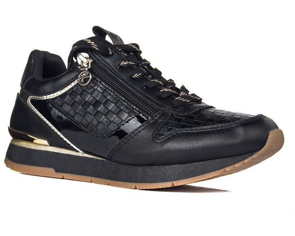 Sneakersy Tamaris 1-23603-28 048 black/gold 