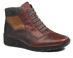 Botki damskie Rieker 53774-35 red bordo