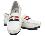 Mokasyny Filippo DP1406/21 white białe