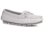 Mokasyny Filippo DP3630/22 WH białe