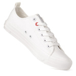 Trampki Big Star JJ274001 biały tekstylne