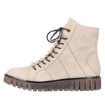 Trzewiki damskie Rieker Y3420-60 beige beż